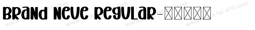 Brand Neue Regular字体转换